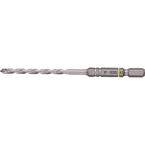 ベッセル　磁器タイル用ドリル　ＡＰＤ　ドリル径：４．３ｍｍ　有効長：５０ｍｍ