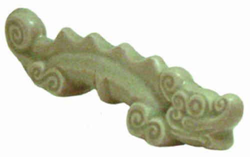 陶器 龍 筆 置小