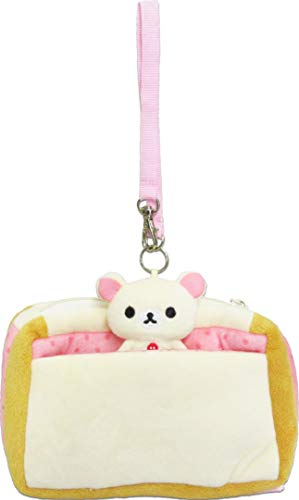 【リラックマ】おもしろパスケース ベーカリー コリラックマ （いちごジャムサンド）