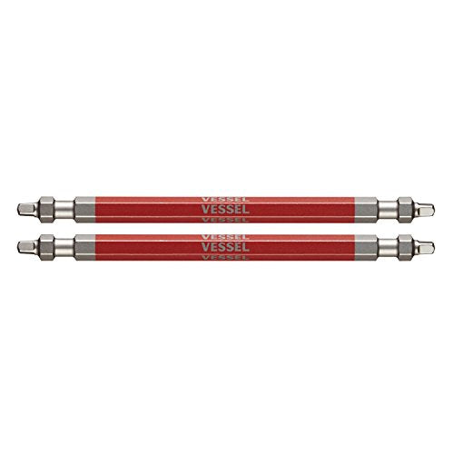 ベッセル　剛彩ビット　２本組　（両頭スクエア）　ＳＱ２×１１０ｍｍ