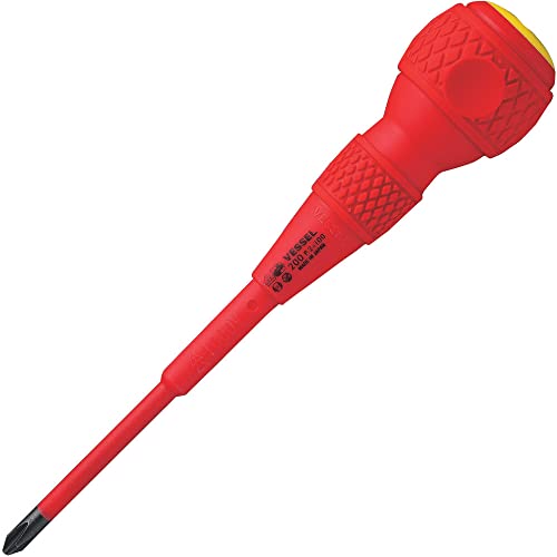 ベッセル　ボールグリップ絶縁ドライバー　２００　＋２ｘ１００