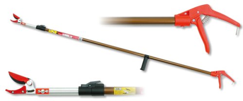 6段伸縮式高枝切鋏 かるのび 全長 3.0m