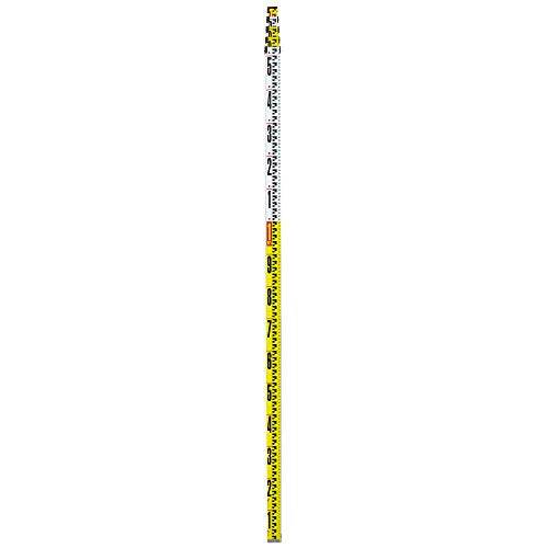 アルミスタッフ　Ⅱ　７ｍ５段　表面１０㎜ピッチ　裏面１㎜ピッチ目盛付