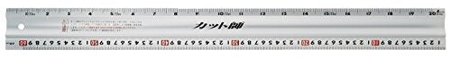 アルミカッター定規　カット師　　　６０㎝　併用目盛