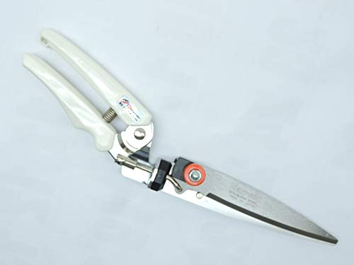 回転式芝生鋏 ステンレス 刃 全長 340㎜
