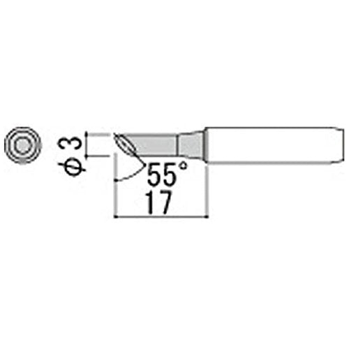 白光　こて先　３Ｃ型　面のみ　５５゜