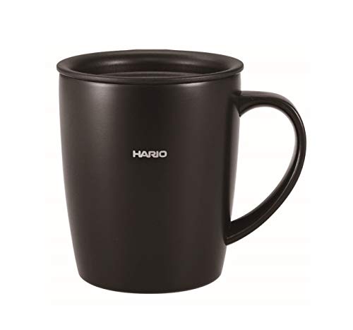 05004685HARIO フタ付き保温マグ300 ブラック