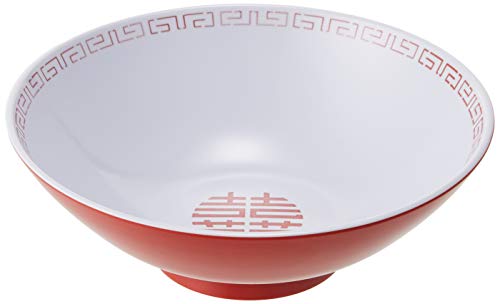 CA-11中華丼（丸形）　白／赤