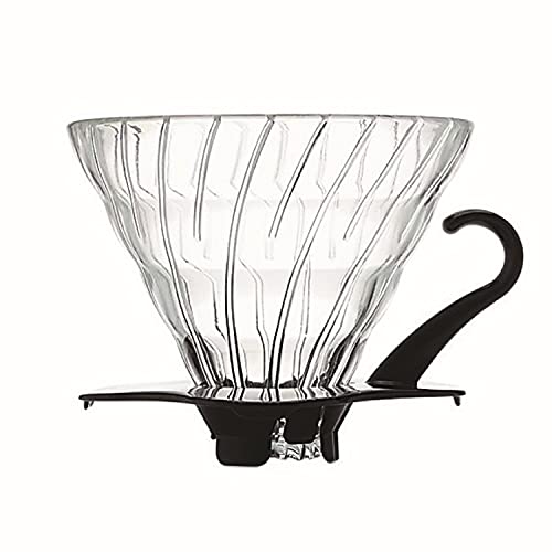 00216369HARIO V60耐熱ガラス透過ドリッパー02 ブラック
