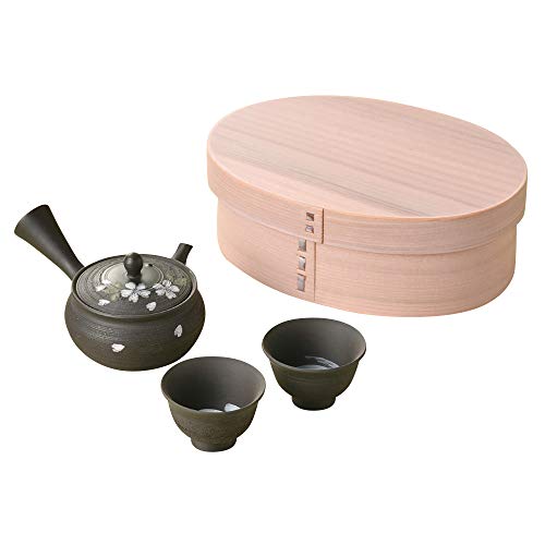 わっぱ茶器揃え　桜柄