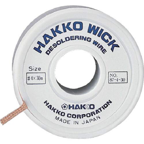 白光　はんだ吸取線　ウィック　Ｎｏ．４　３０Ｍ×２．５ＭＭ