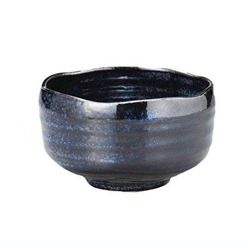 カネ仁藍釉抹茶碗