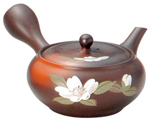 竹春窯変山吹山菜花のぞみ急須