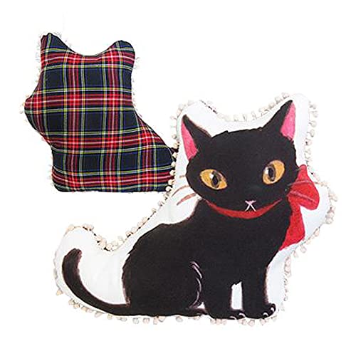 ダイカットクッション ダイカットクッション （黒猫）