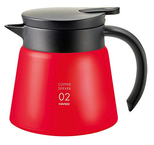 00215850HARIO V60 保温ステンレスサーバー 600 レッド