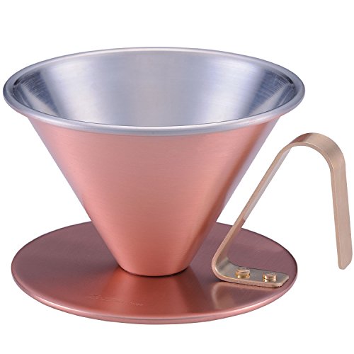 銅のコーヒードリッパー艶消し