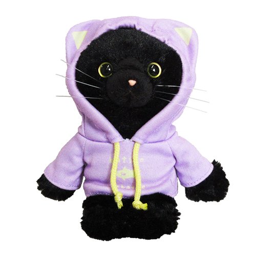 【おさかにゃ日和】 ぬいぐるみ 猫 くろにゃん