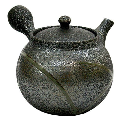 徳太黒灰釉飛急須（ツバ丸）
