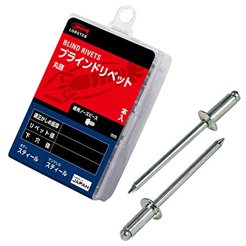 エビ　ブラインドリベット（スティール／スティール製）　６－１０（２５本入）　エコパック